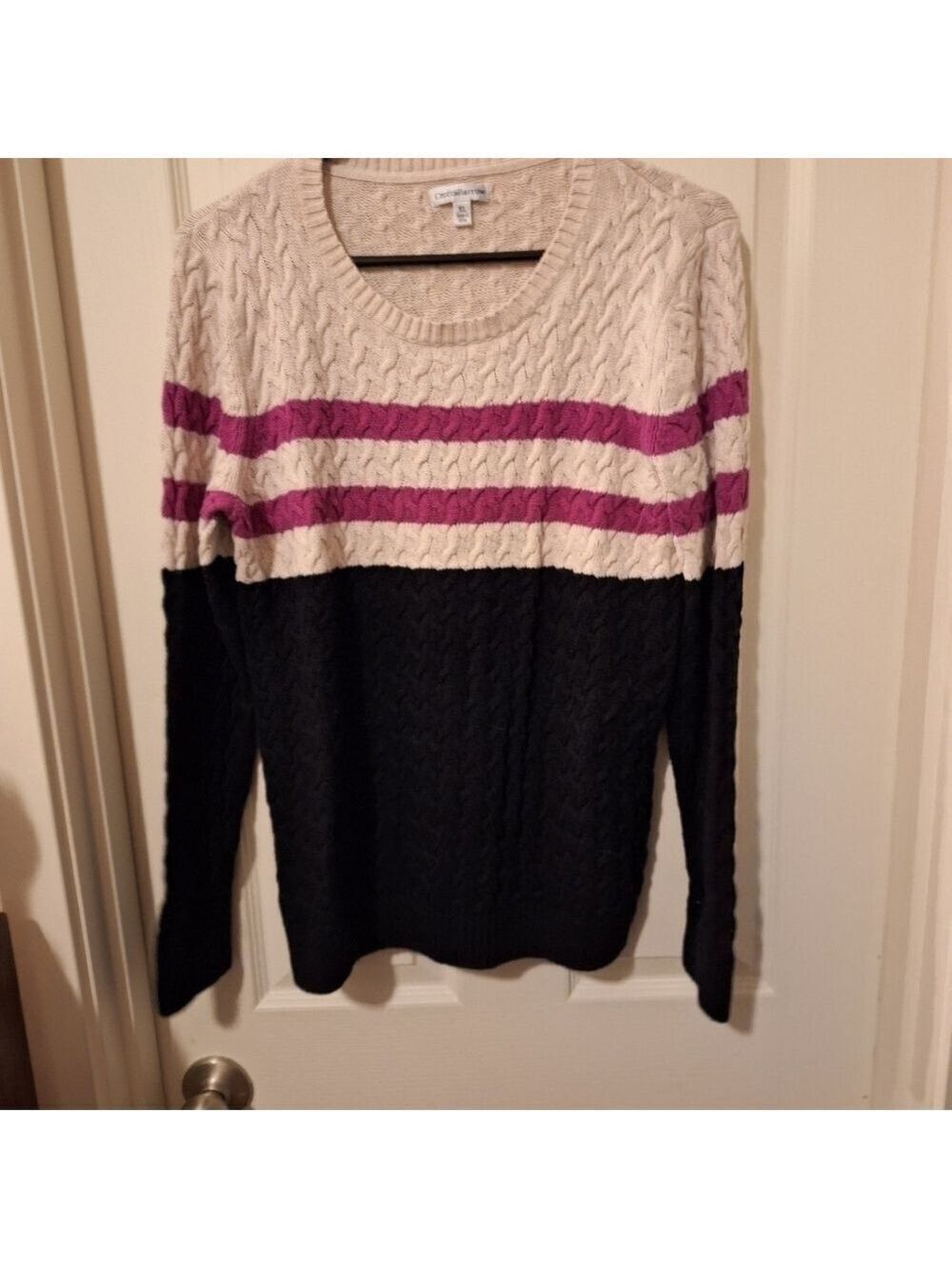 Croft & Barrow Striped Sweater XL